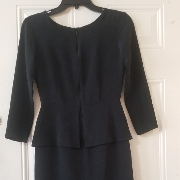 Samantha Sung Peplum 3/4 Sleeve Dress - Picture 3 of 10